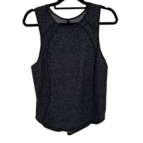 Lululemon Athletica Sculpt Tank Top Black /White Polka Dot No Size Tag - Picture 1 of 6